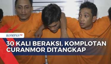 30 kali beraksi, komlotan curanmor di ringkus polisi